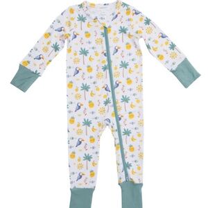 Angel Dear Tropical Print Kids Footie